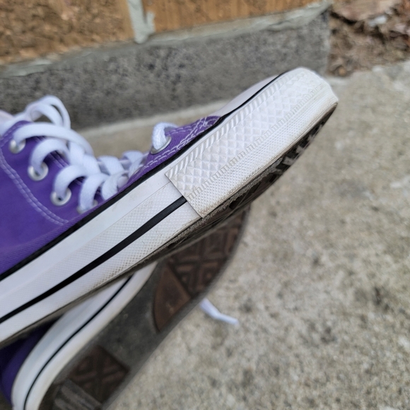 Converse All-Star Chuck Taylor Purple Canvas Hi-top Sneakers 6.5 - Picture 10 of 15